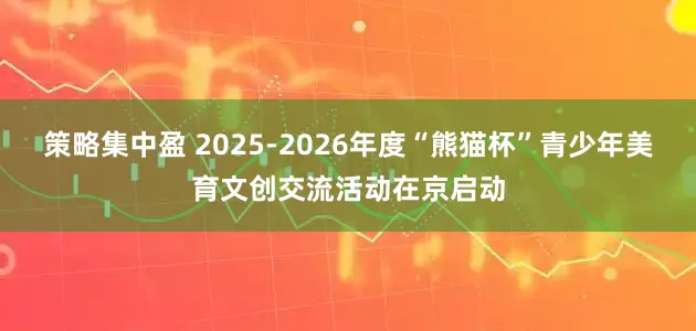 策略集中盈 2025-2026年度“熊猫杯”青少年美育文创交流活动在京启动